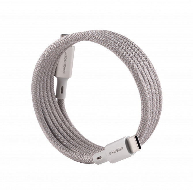 Беспроводное зарядное устройство Magssory Disc Signature Edition для Apple 3 в 1, титан (WCH033)