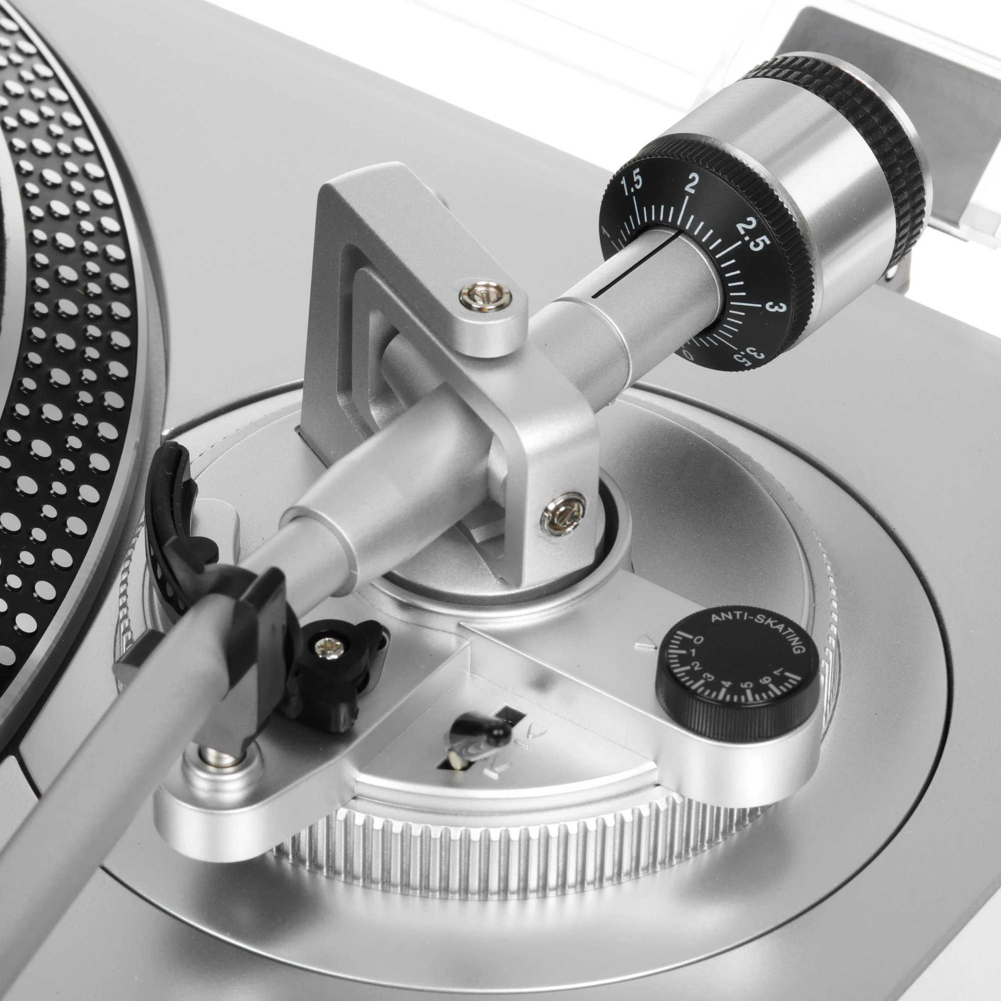 Виниловый проигрыватель Audio-Technica AT-LP120XUSB, серебристый