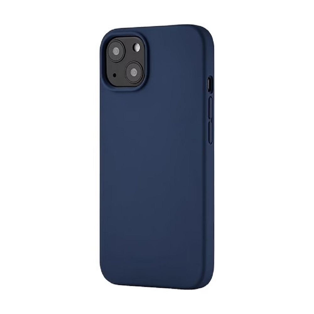 Чехол силиконовый uBear Touch Case с Magsafe для iPhone 13, темно-синий