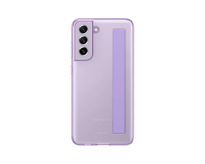 Панель-накладка Samsung Slim Strap Cover для Samsung Galaxy S21 FE (EF-XG990CVEGRU), фиолетовый