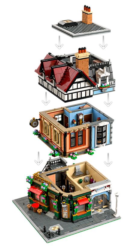 LEGO Icons 10350 Дом на углу в стиле Тюдоров