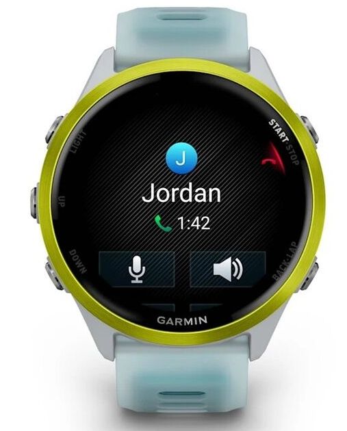 Garmin Forerunner 570 47mm, Steinweiss/Amp Yellow Aluminium (010-02971-01)