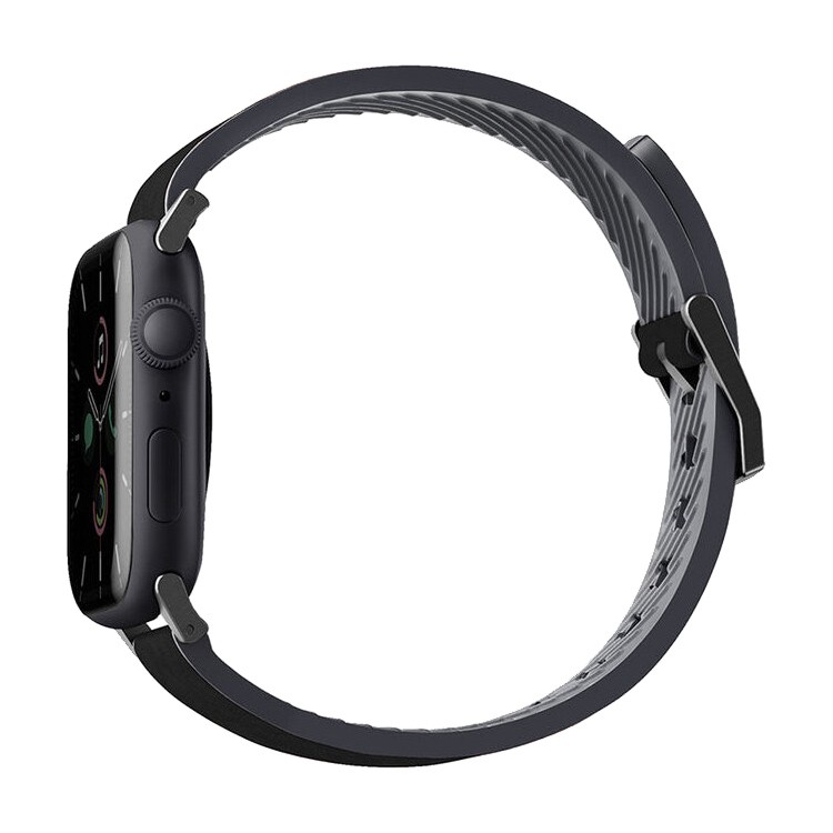 Кожаный ремешок Uniq Straden Waterproof для Apple Watch 49/46/45/44 mm, черный