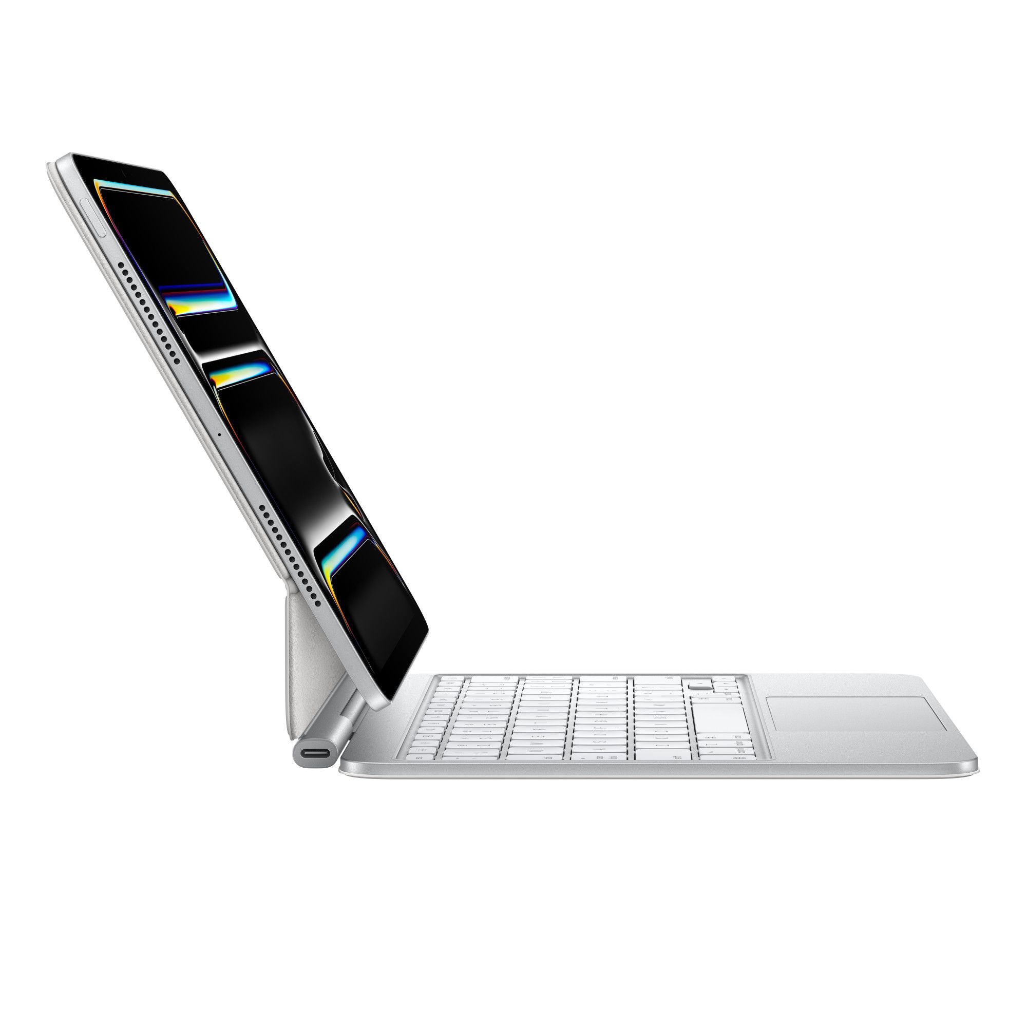 Клавиатура Apple Magic Keyboard для iPad Pro 11 M4 (2024), белый (MWR03RS/A)