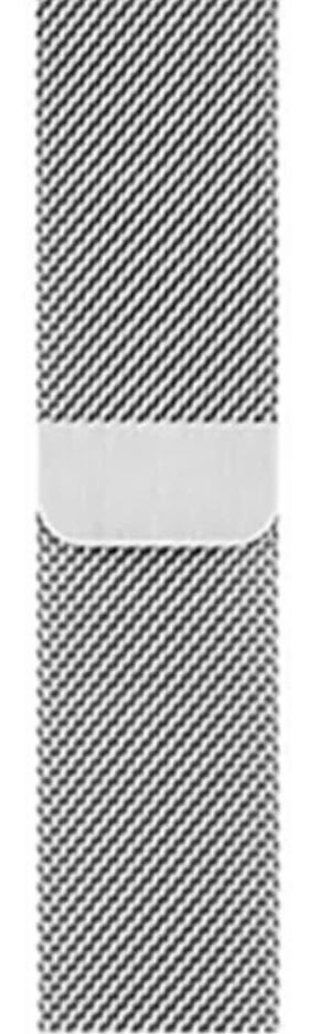 Apple Watch 42/44/45mm Stainless Steel Milanese Loop, серебристый