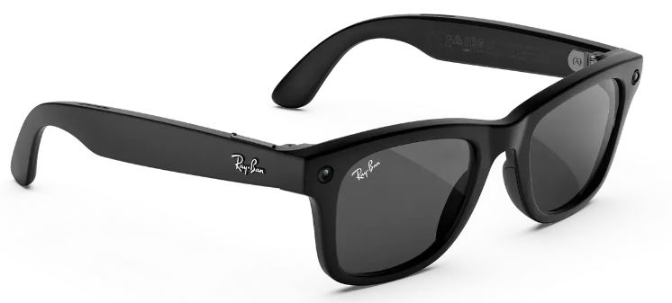 Ray Ban Meta Wayfarer (Gen3) 154-53 Matte Black/Grey Lenses