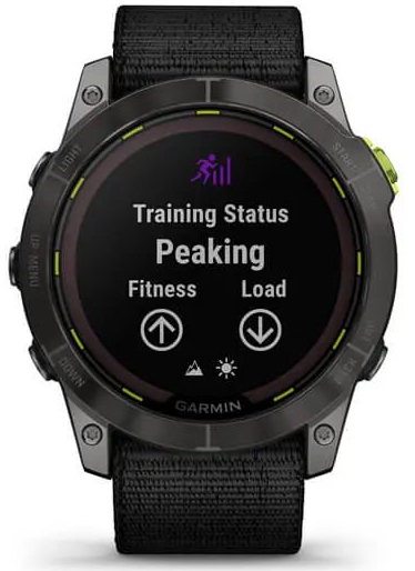 Умные часы Garmin Enduro 2, угольно-серый DLC титановый с нейлоновым ремешком UltraFit ( 010-02754-01)