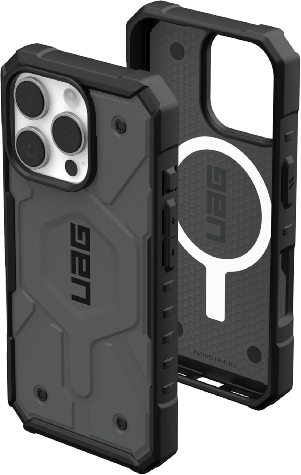 Чехол UAG Pathfinder c MagSafe для iPhone 16 Pro, серебро (114468113333)