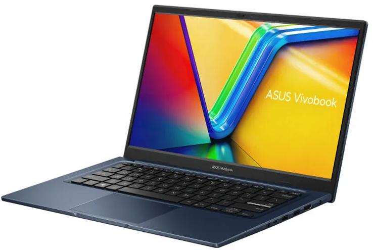 Ноутбук Asus 14" (Intel Core 5 120U, Intel Graphics) 16ГБ, 512ГБ, noOS, синий (90NB13U1-M00L20)