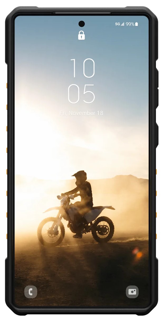 Чехол UAG Pathfinder with MagSafe для Samsung Galaxy S25 Ultra, желтый (214476118282)
