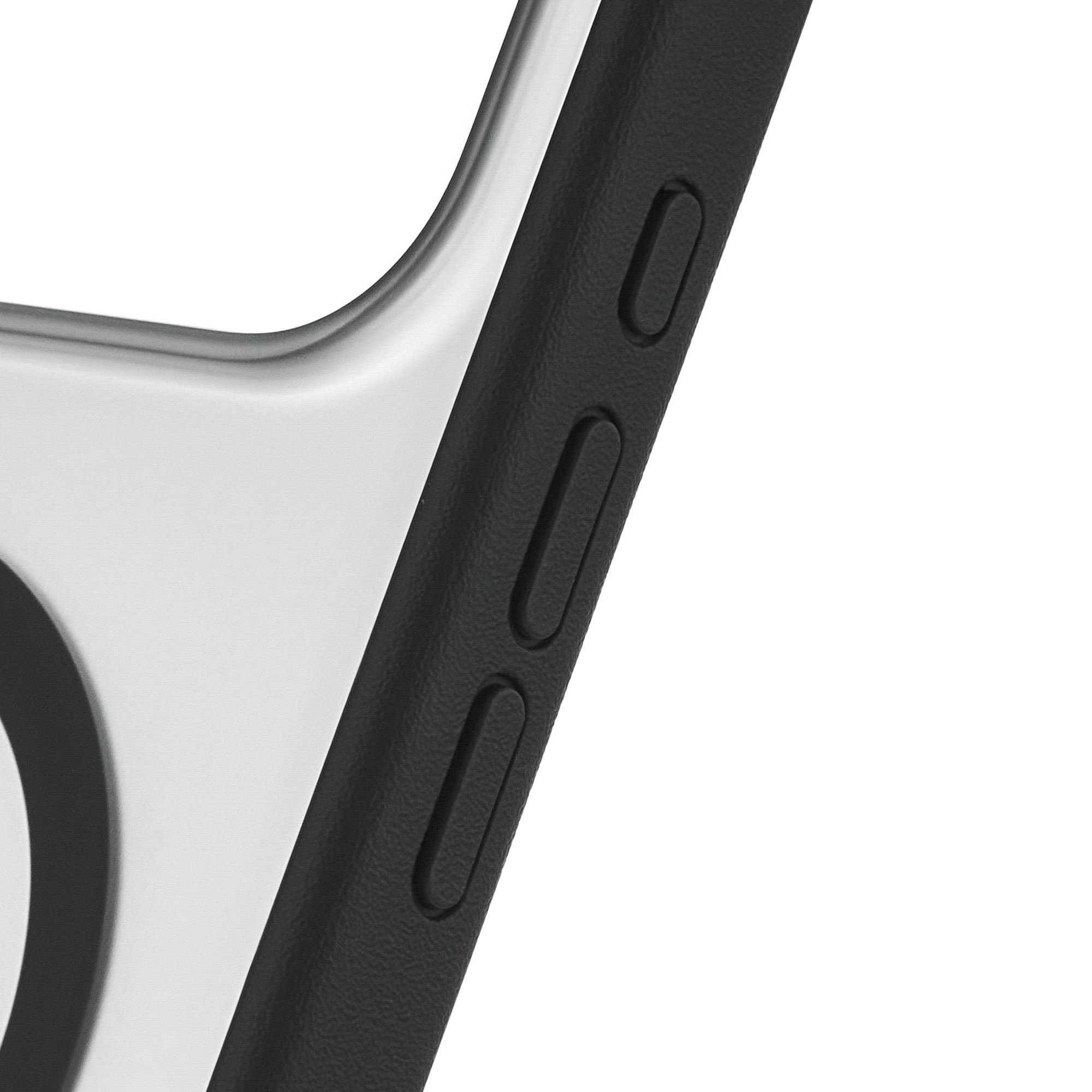 uBear Stand 360° Mag Case с MagSafe для iPhone 17 Pro Max (силикон, софт-тач), черный (CS587BL69PST-I25M)