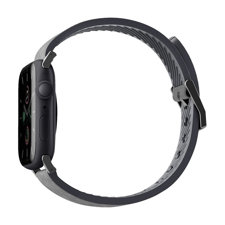 Кожаный ремешок Uniq Straden Waterproof для Apple Watch 49/46/45/44 mm, серый