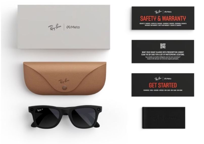 Умные очки Ray-Ban Meta (Gen 2) Wayfarer Matte Black Gradient Graphite 155 - 53 Size