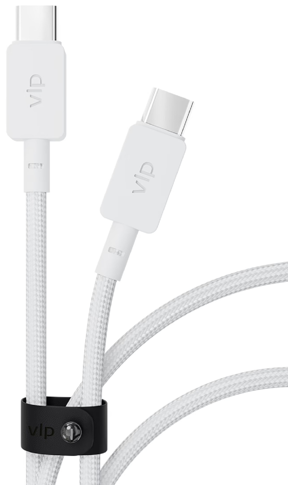 Дата-кабель VLP Force Line USB-C 100W 2 м, белый (1036004)