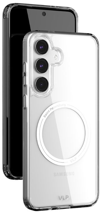 VLP Crystal Case MagSafe для Samsung S25 FE, прозрачный (1052054)