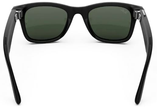 Ray Ban Meta Wayfarer (Gen3) 154-53 Matte Black/Transitions Graphite Green