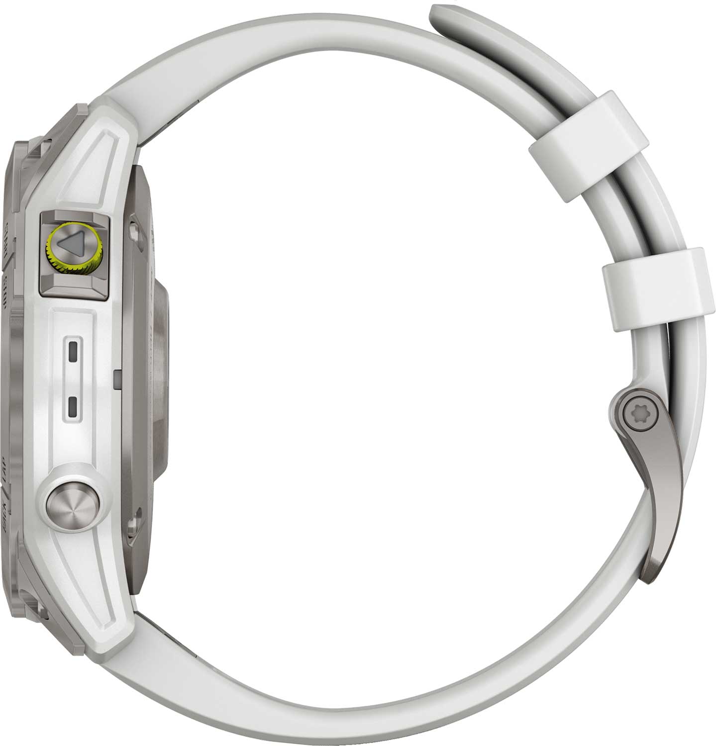 Смарт-часы Garmin Epix-2 Sapphire, титановые/белые с белым ремешком (010-02582-21)