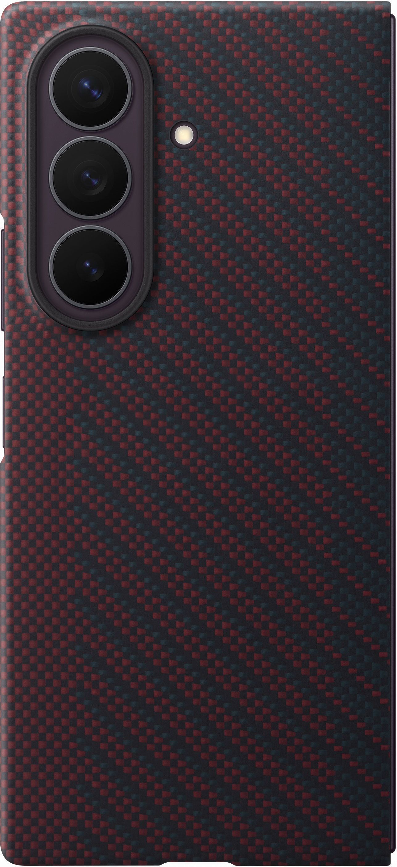 Samsung Carbon Magnet Case Galaxy Z Fold8 Ultra, тёмно-бордовый
