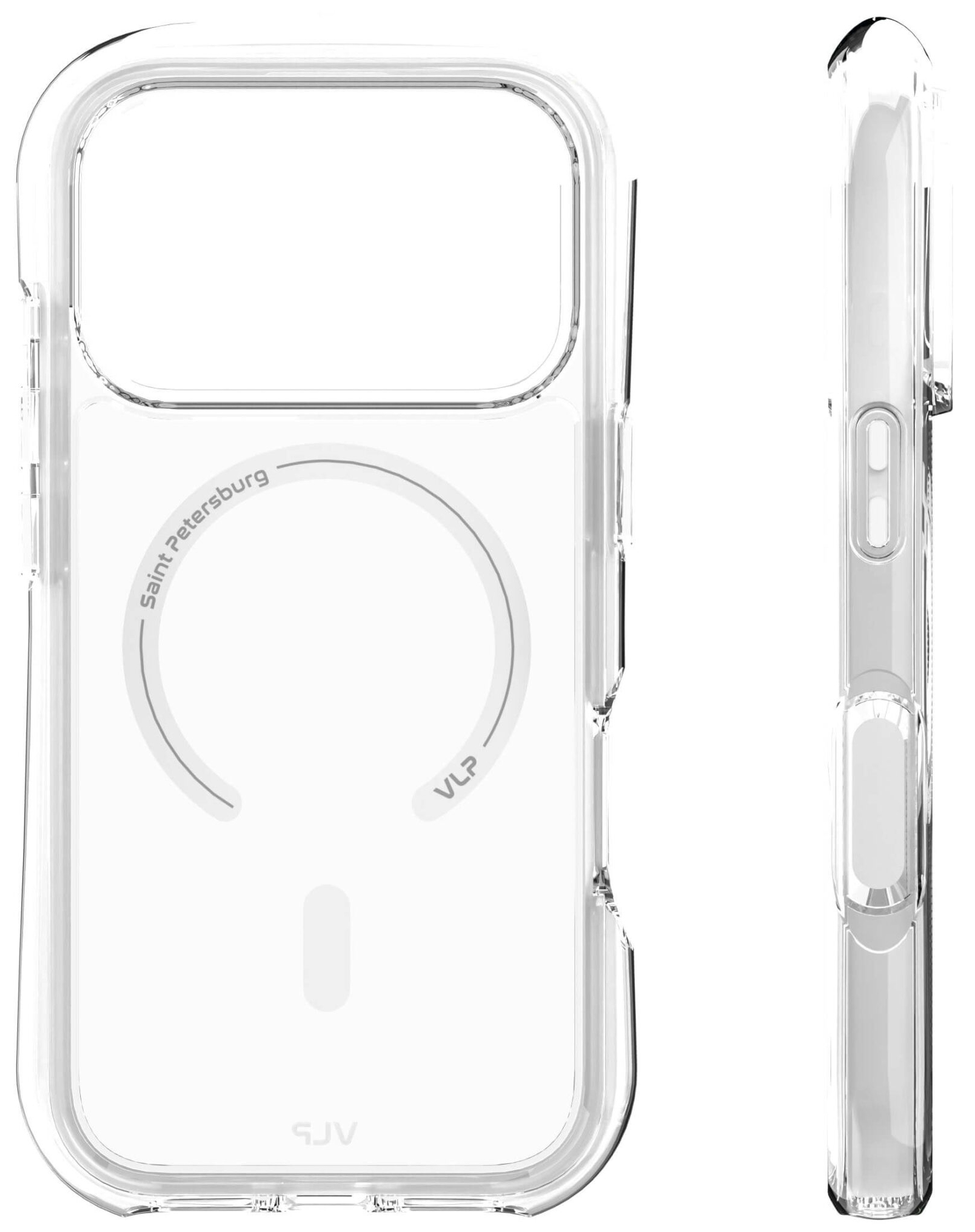 VLP Bubble Case с MagSafe для iPhone 17 Pro Max, белый (10541004)