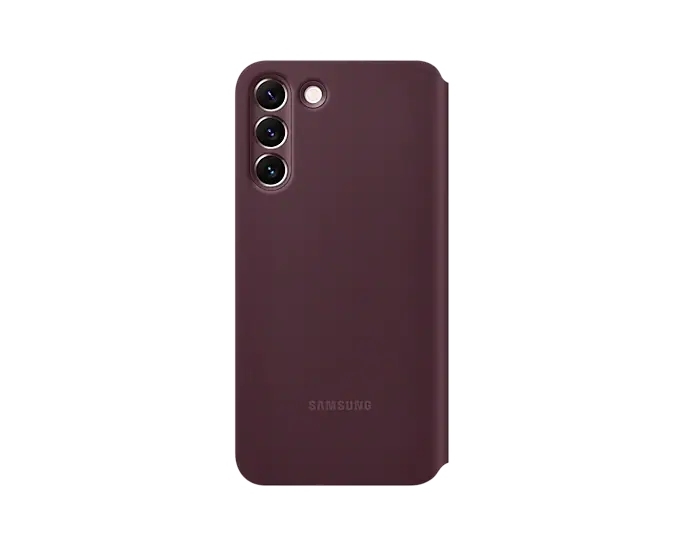Чехол Smart Clear View Cover для Samsung Galaxy S22+ EF-ZS906CEEGRU, бургунди