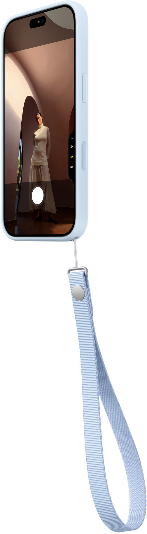 Ремешок Apple Wrist Strap, голубой (Crisp Blue) MKF84