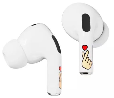 Наклейки VLP Easy Art для AirPods Pro/Pro2,  heart sign (1141019)