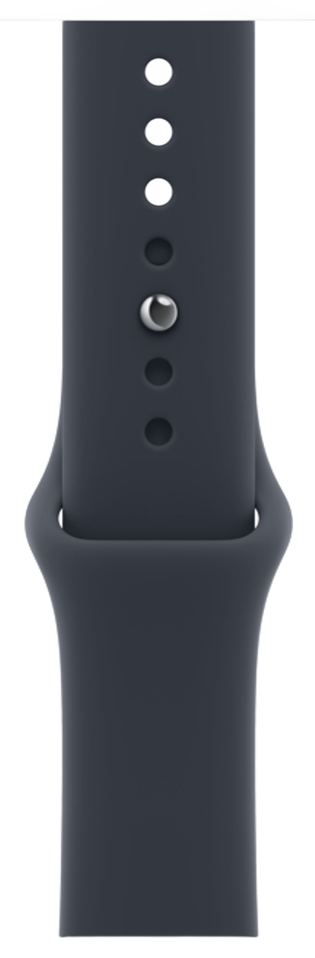 Apple Watch Series 12 46mm Space Gray Aluminum Case with Sport Band Navy Blue