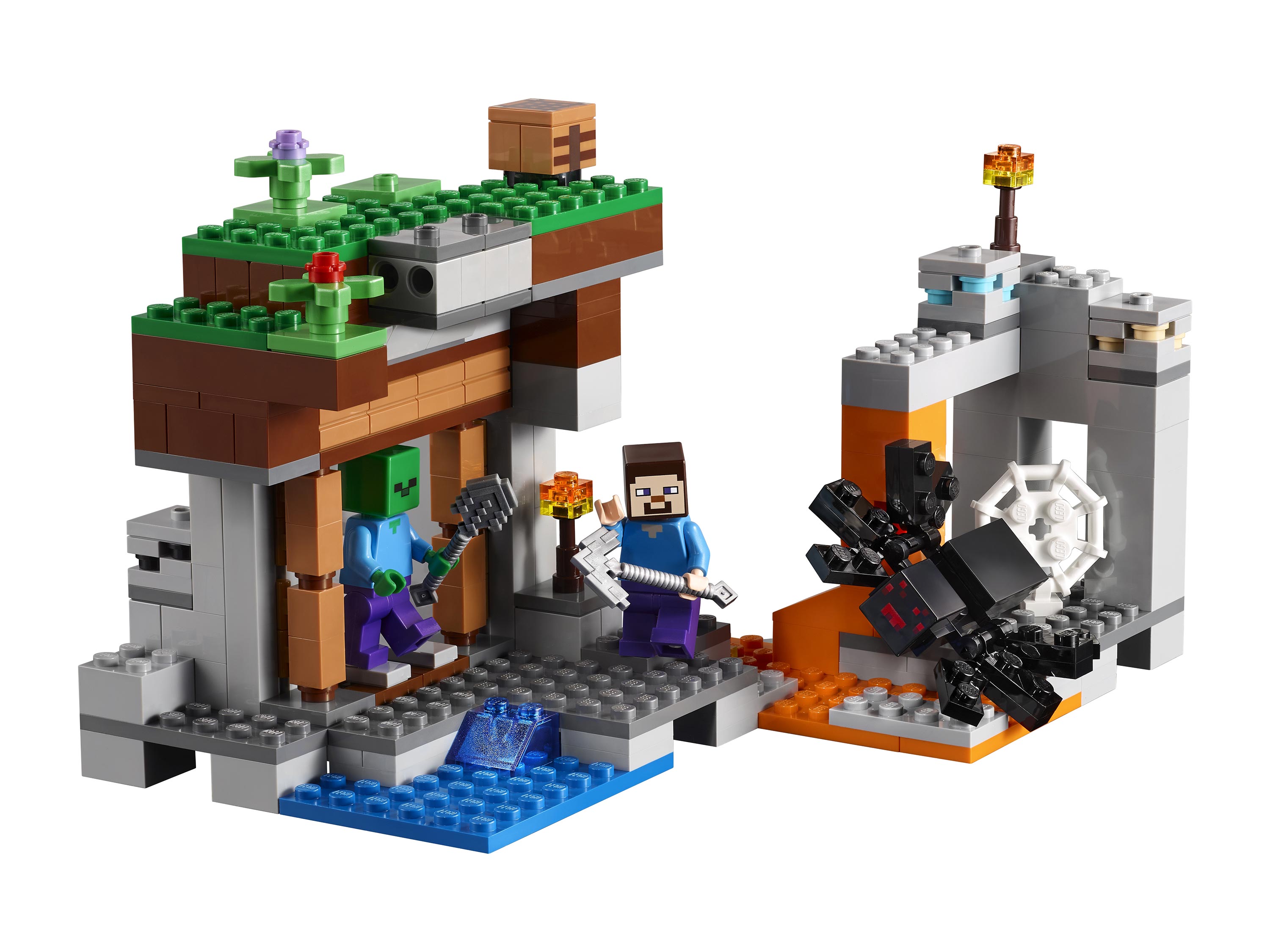 Конструктор LEGO Minecraft 21166 «Заброшенная» шахта