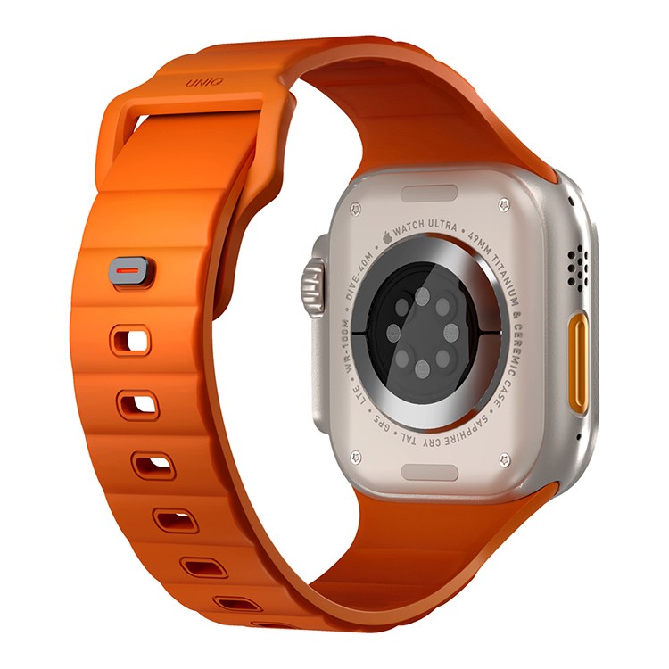 Uniq STRIDE FKM Rubber для Apple Watch 49/46/45/44мм, Volt Orange (49MM-STRIVORG)