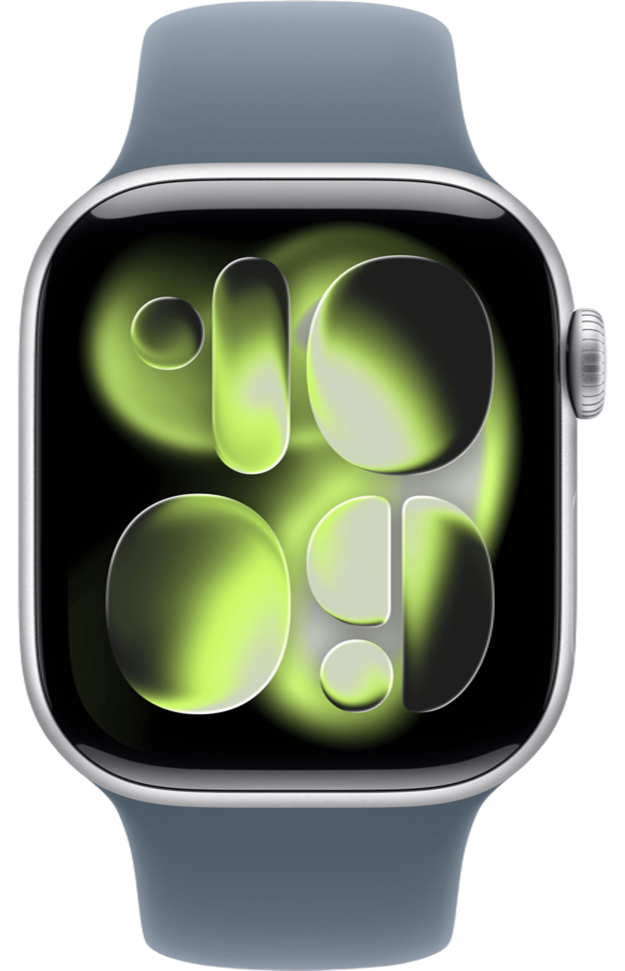 Apple Watch Series 11 42mm, Silver Aluminum Case with Sport Band Anchor Blue