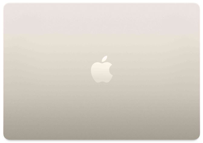 Apple MacBook Air 15 (M5, 10C/10C, 2026), 32 ГБ, 1ТБ SSD, Starlight (Z1LU000K2)