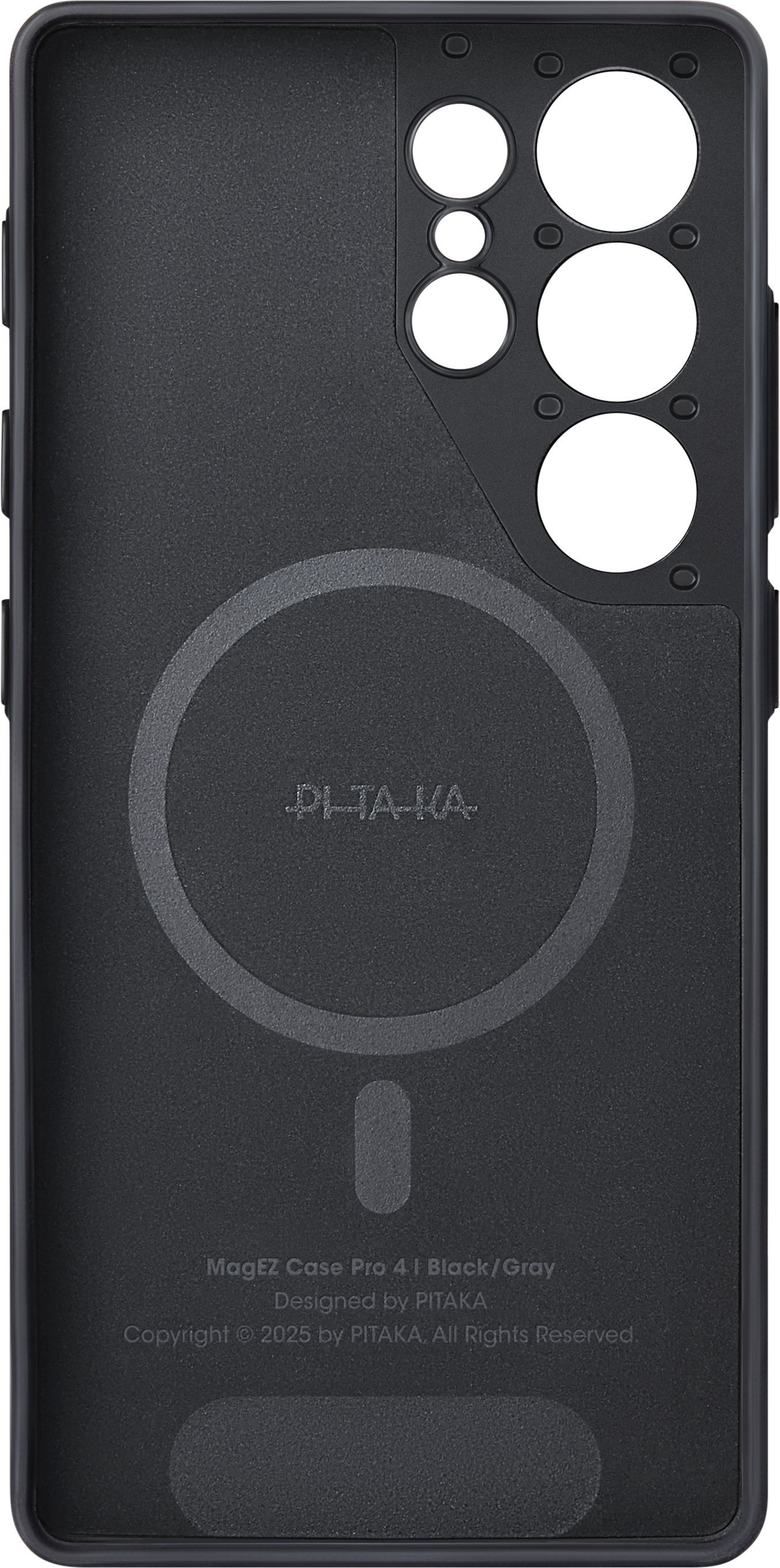 Чехол Pitaka PIN Button для Samsung Galaxy S25 Ultra, черный (PBS2501U)