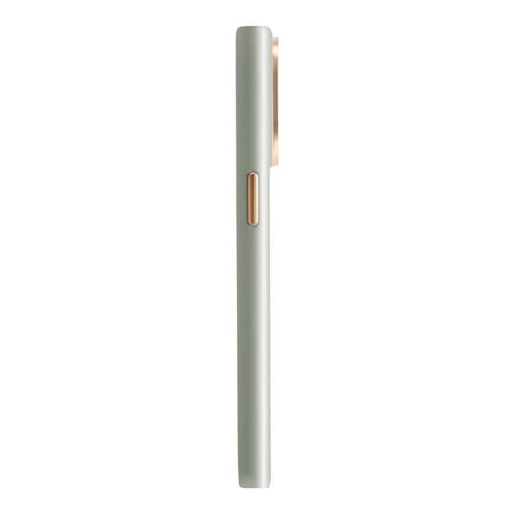 Защитный чехол Uniq Coehl CremeLiquid silicone с MagSafe для iPhone 15 Pro Max с ремешком, Soft Sage (IP6.7P(2023)-CREMSSAG)