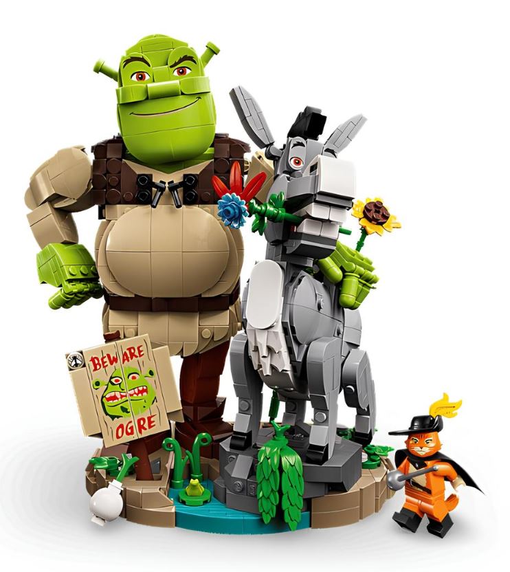 LEGO Shrek 72423 Фигурки Шрек, Осел и Кот в сапогах