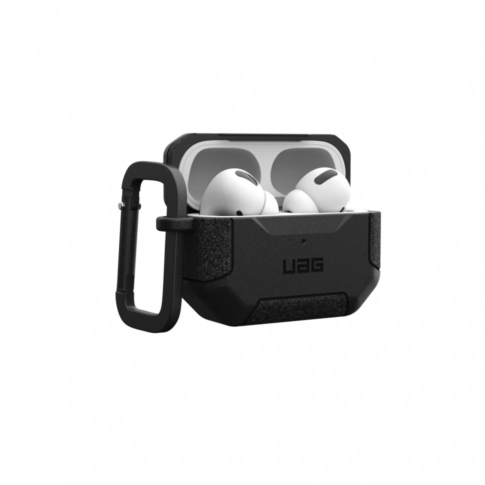 Чехол + карабин UAG Scout Case Black для Apple AirPods Pro 2, черный (104123114040)