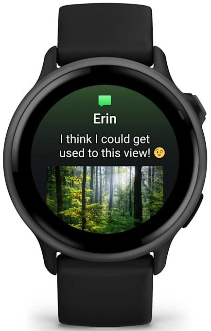Garmin Vivoactive 6, темно-серые с черным ремешком (010-02985-00)
