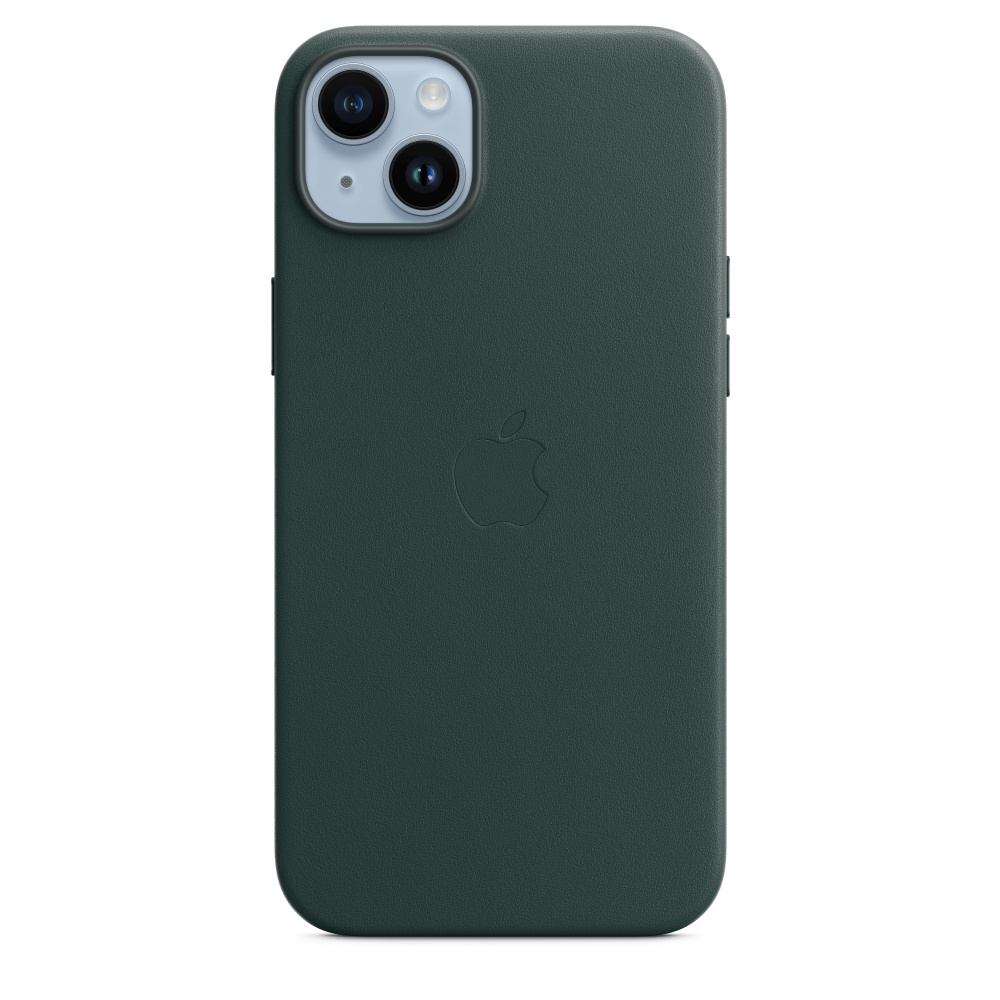 Кожаный чехол MagSafe для iPhone 14 Plus - Forest Green (MPPA3ZM/A)