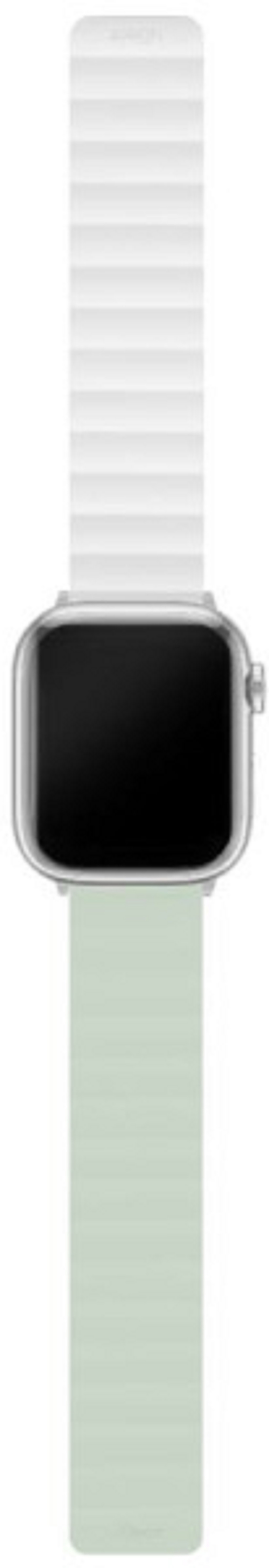 Ремешок силиконовый uBear Mode для Apple Watch 38/40/41 мм, шалфей/бежевый (WB13SB01SM-AW)