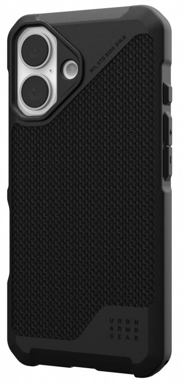 Чехол UAG Metropolis LT с MagSafe для iPhone 16, черный (114454113940)