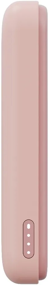 Внешний аккумулятор с беспроводной зарядкой EnergEA Bazic GoPower SNAP 5K 15W +С 20W +AW, розовый