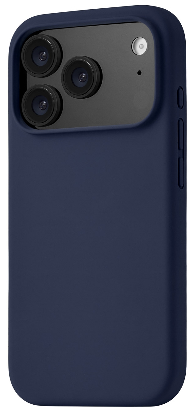 uBear Touch Mag Case с MagSafe  для iPhone 17 Pro (силикон, софт-тач), темно-синий (CS556DB63PTH-I25M)