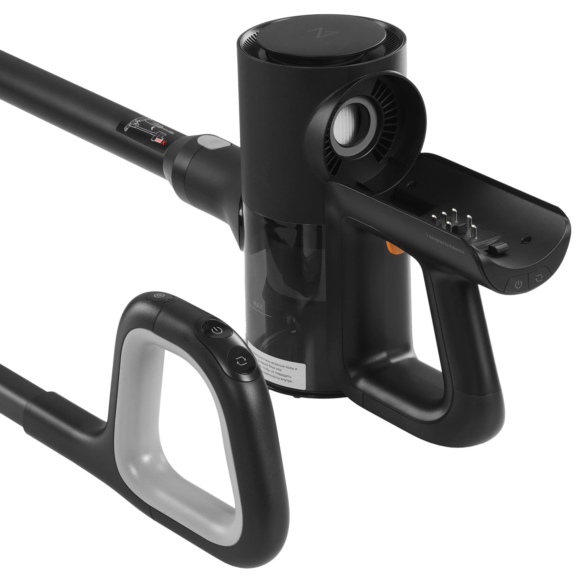 Вертикальный моющий пылесос Roborock F25 ACE Combo, черный