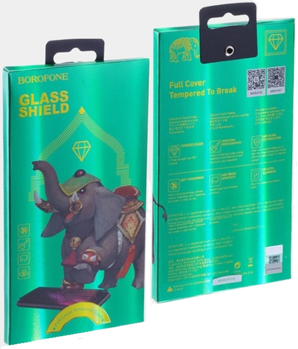 Защитное стекло Borofone Glass Shield для iPhone 12 Max/11 Pro Max/XS Max