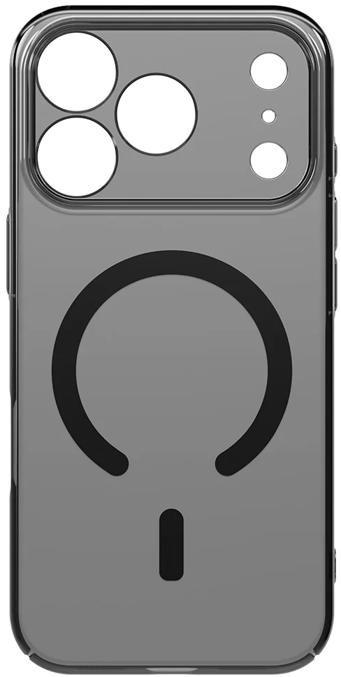 Чехол Uniq AirSuit с MagSafe для iPhone 17 Pro, прозрачный черный (IP6.3P(2025)-ASMGSMK)
