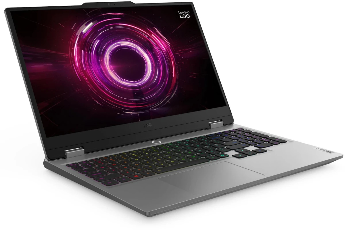 Ноутбук Lenovo LOQ 15AHP10 15.6" (AMD Ryzen 7 250, GeForce RTX 5060) 16ГБ, 512ГБ SSD, Win 11 Home, серый (83JG007PUS)