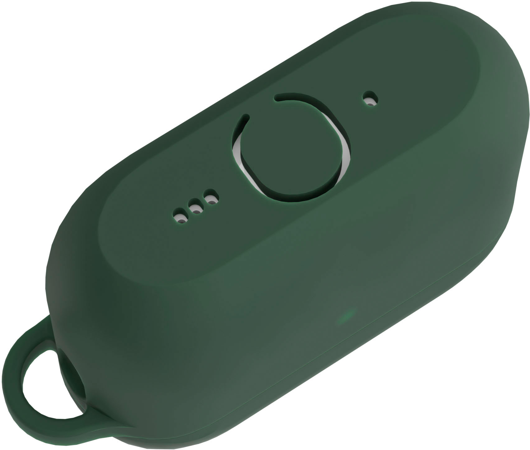 Чехол с карабином VLP Charm Case для AirPods Pro 3, темно-зеленый (1051125)