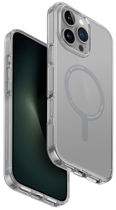 Чехол Uniq Clario с MagSafe для iPhone 16 Pro, прозрачный IP6.3P(2024)-CLARMCLR