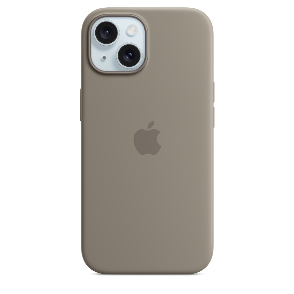 Чехол Apple iPhone 15 Silicone Case с MagSafe, Clay (MT0Q3)