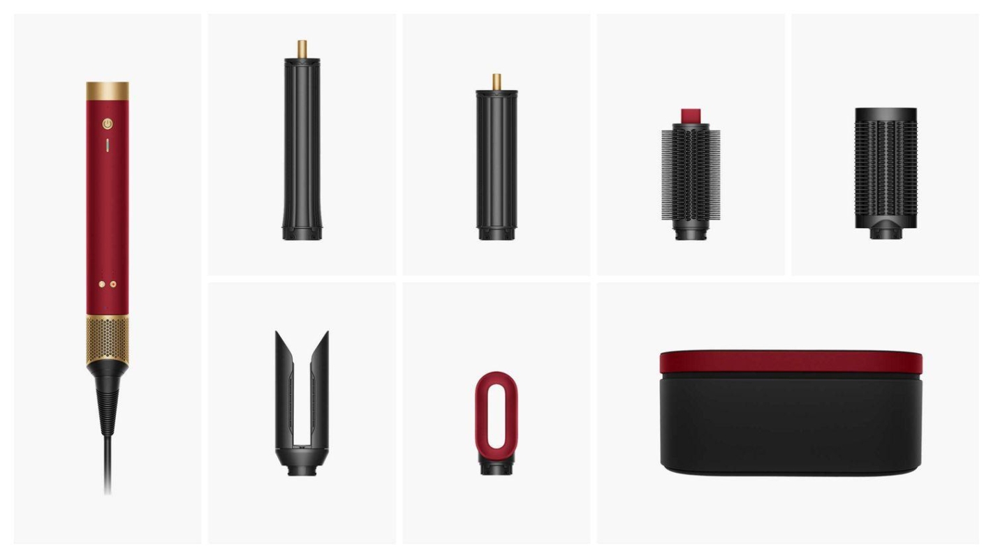 Стайлер Dyson Airwrap Co-Anda 2x HS09, Red Velvet/Gold (176955-01 EU)