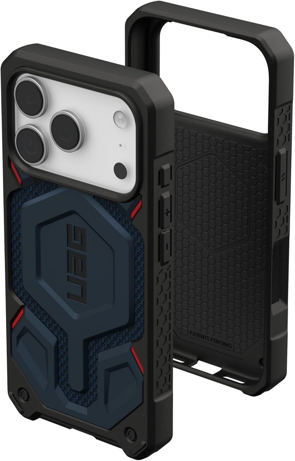UAG Monarch Pro с MagSafe для iPhone 17 Pro, синий (Kevlar-Mallard) 114513113955